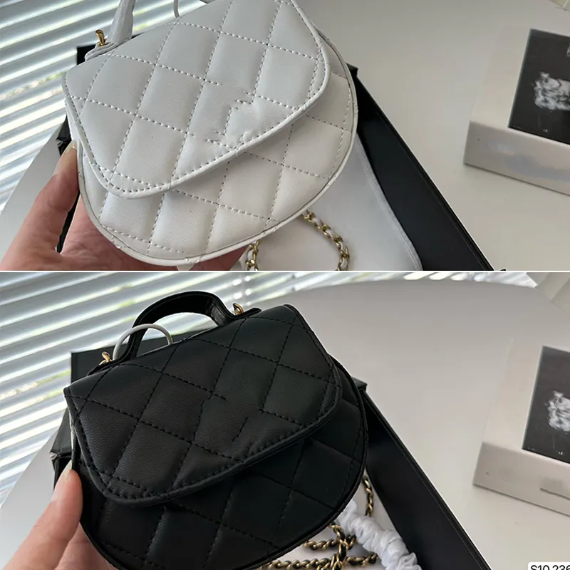 Moda Luxurys Designer Mini Bag Bolsa De Couro Triomphe Bucket Bag Casual Mulheres Ombro Delicada Moeda Bolsa Carry Underarm Crossbody Bags