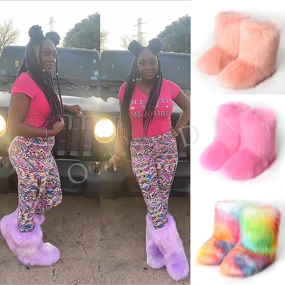 Fuzzy shop boots womens