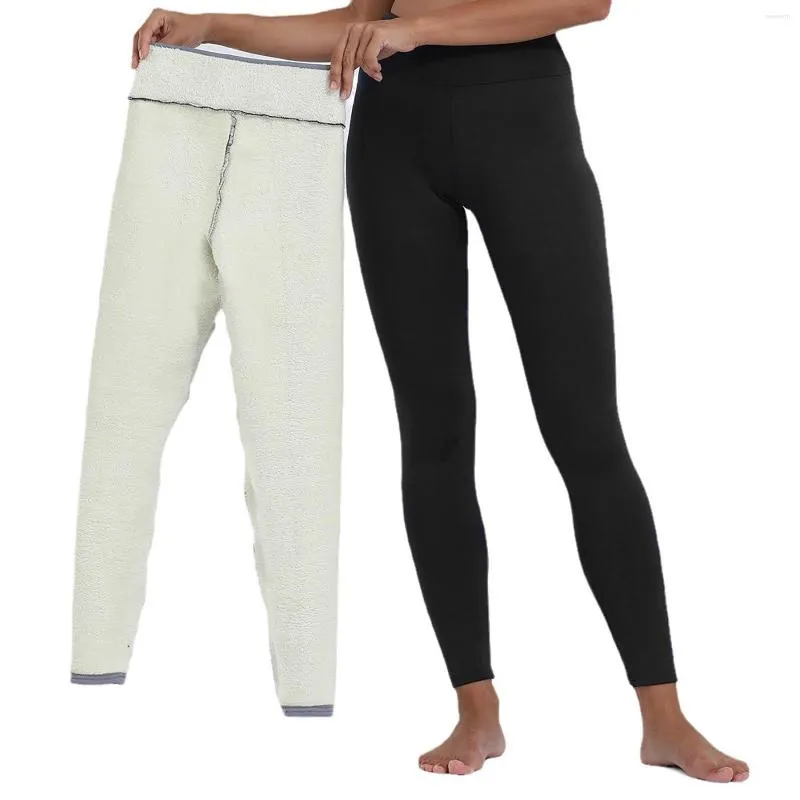 Womens Winter Fleece Lined Thermal Winter Running Leggings Thick, Warm, And  Casual Jumpsuit From Peacearth, $15.63