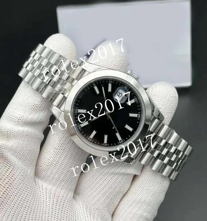 besttime Montre-bracelet pour homme Super 904L 41 mm VSF BPF Factory Edition DateJust Best Edition Cadran noir sur bracelet jubilé 3235 2813 saphir automatique