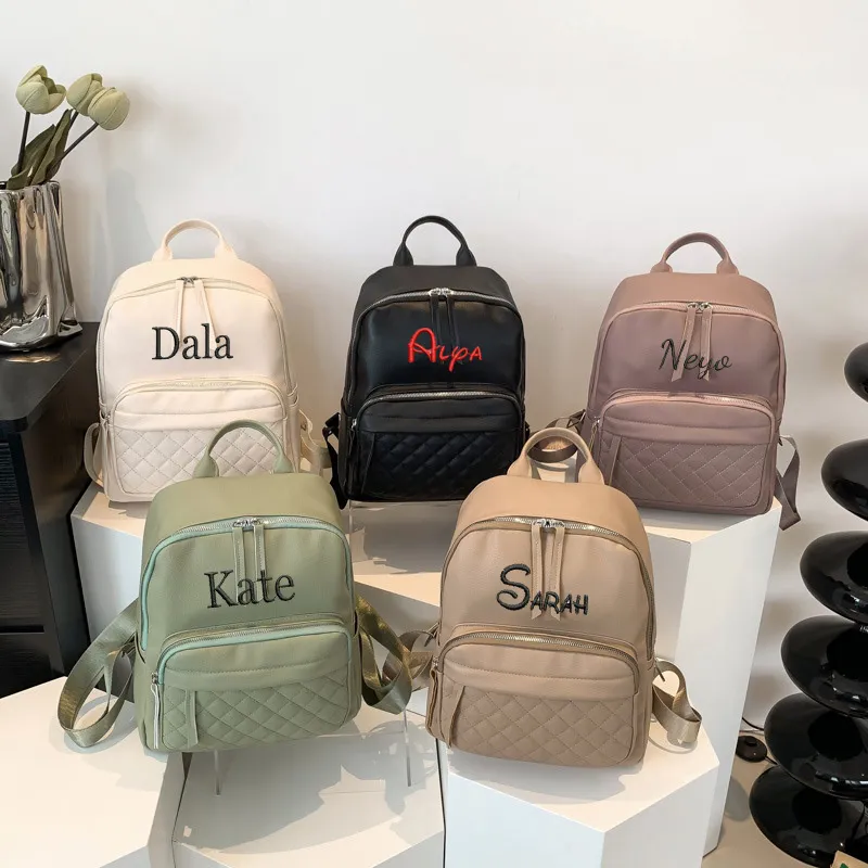 Personalized Embroidered Womens Backpack Fashionable Childrens Book Bags For Travel And Students 230826 From Youngstore06 20.66 DHgate.Com
