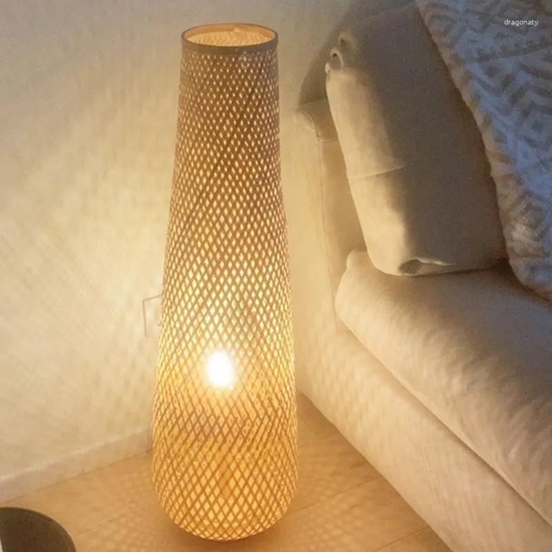 Industrial Vintage Rattan Floor Lamp Kmart With Unique Light For