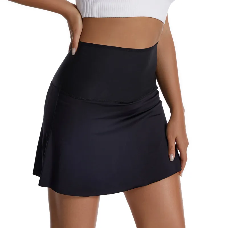Waist Tummy Shaper Body Womens Sweat Sauna Athletic Golf Skorts Lightweight Skirt Pleated with Pockets for Running Tennis Workout Shapewear 230826