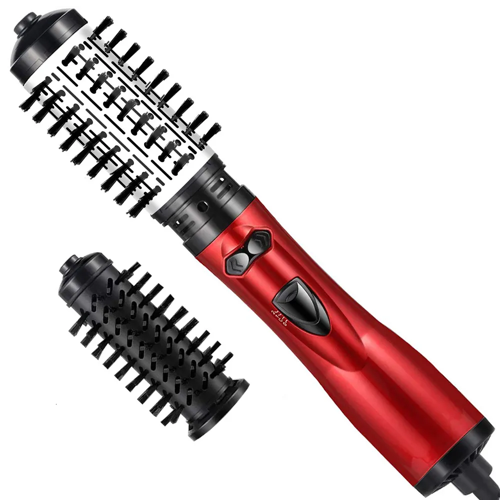 Lockenstäbe, Haargebläse, Bürste, 3-in-1-Trockner, rotierender One-Step-Blow-Glätteisen-Styler, Luft-Styling-Kamm 230826