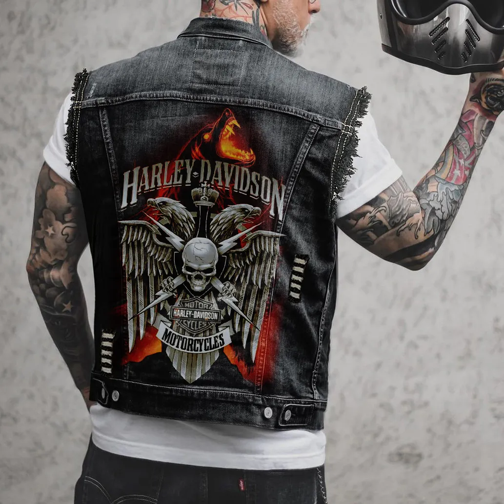 Harley-Davidson Love Outerwear Vests for Men | Mercari