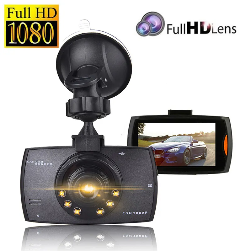 Mini Cameras G30 Car DVR Dash Cam Full HD 1080P 360 Degree Dashcam Driving Recorder Cycle Recording Night Vision Wide Angle Video Camera 230826