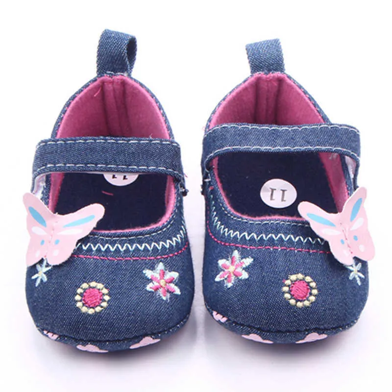 Denim shoes for baby girl cheap