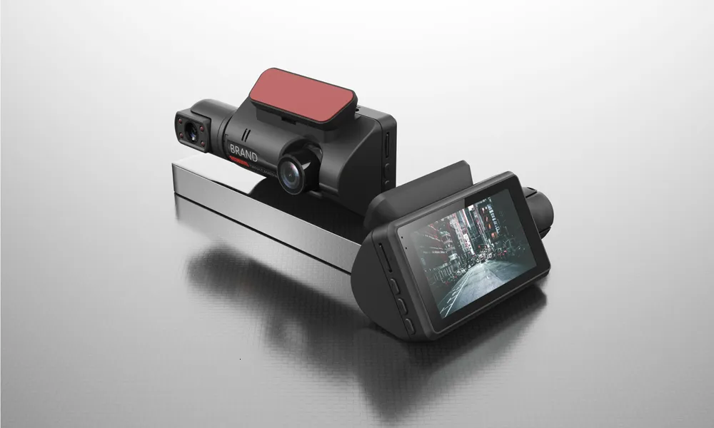 Mini Car DVR Dash Camera with Screen: Dual Lens, Loop Recording, Auto ...