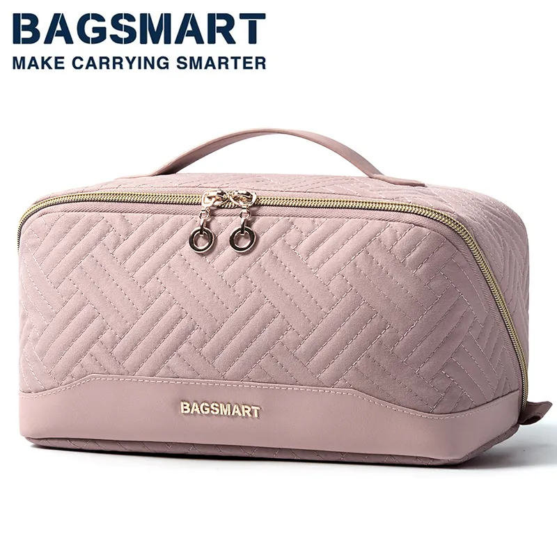 Make-up-Tasche Blau – Wasserdicht, 2-in-1 Mit Abn Produktbild-Vorschau 1