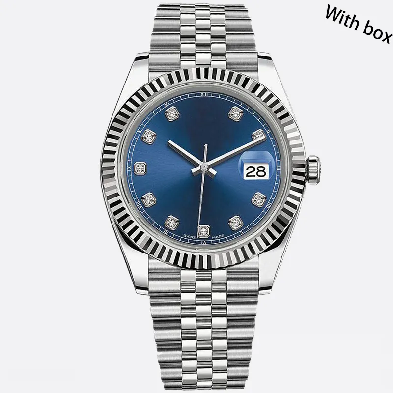 Mens Relógio Automático Relógios de Designer de Luxo Reloj 41MM Automático 2813 Mecânica Cerâmica Moda Aço Inoxidável Safira Relógios Impermeáveis Dhgate Date Just