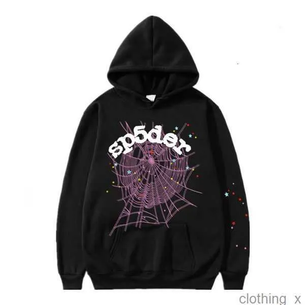 Spider Blobierzy Pink Spider Blue Młoda bandyta z kapturem Sp5der Tracksuit 555555 MĘŻCZYZNA KOBIETA KAŻDEK KURTA Web Bluza Spider 555 Hoodies ISFB