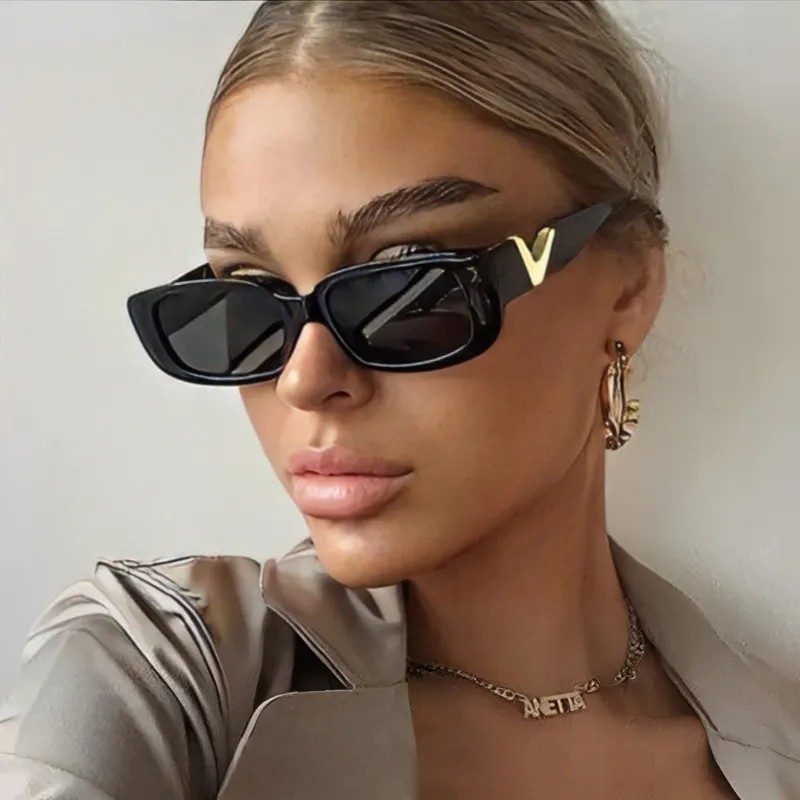 Occhiali Da Sole Polarizzati Cat Eye Oversize Donna - Protezione UV400, Lenti Antiriflesso, Con Custodia E Cordino, Per Guida E Outdoor