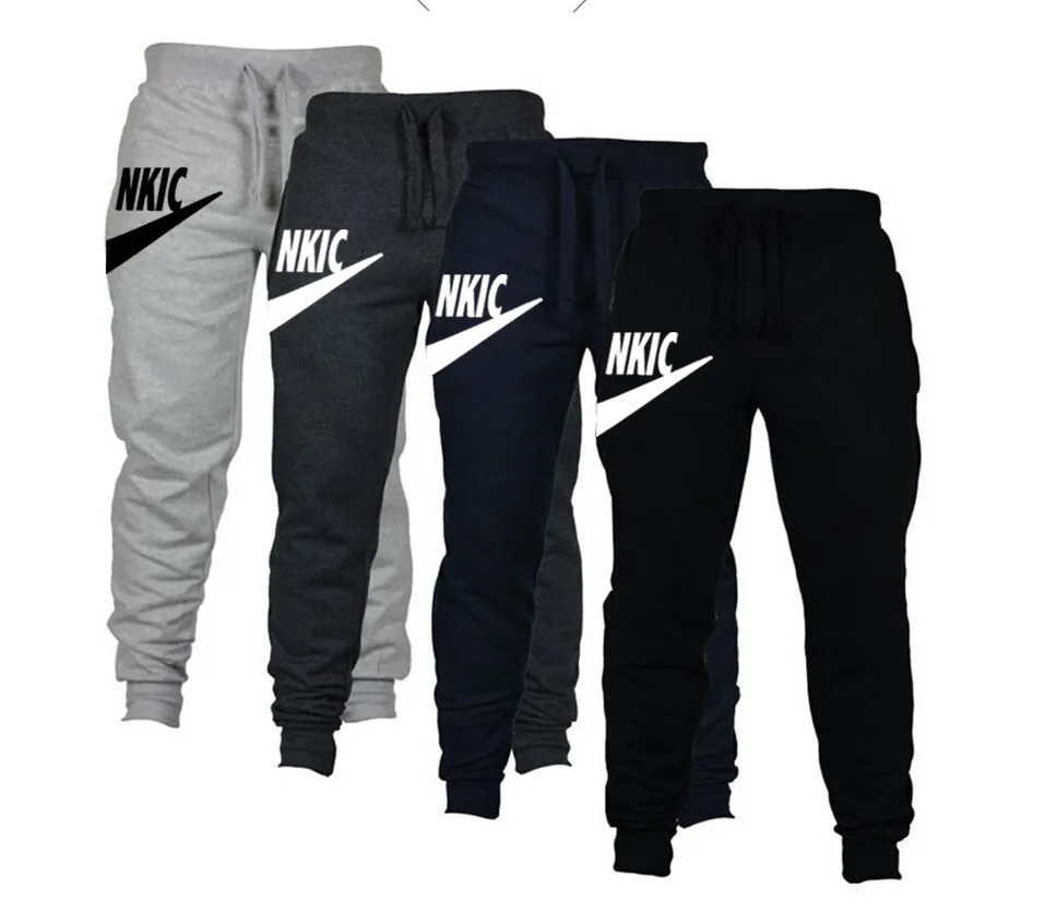 Merkmerkbroeken lente en herfst mannen casual broek sport joggen sportkleding sportbroek brief bedrukte straatbroeken trend