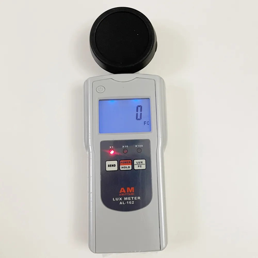 Digital Illuminomete Lux Meter AL-162 Light Tester Illuminance Luminosity Brightness Tester Measures Range 0~50000 Lux,0~5000 FC