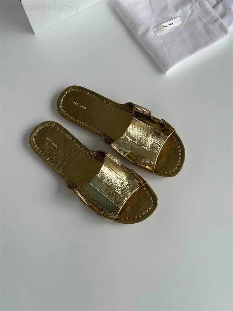 Eel skin online slippers