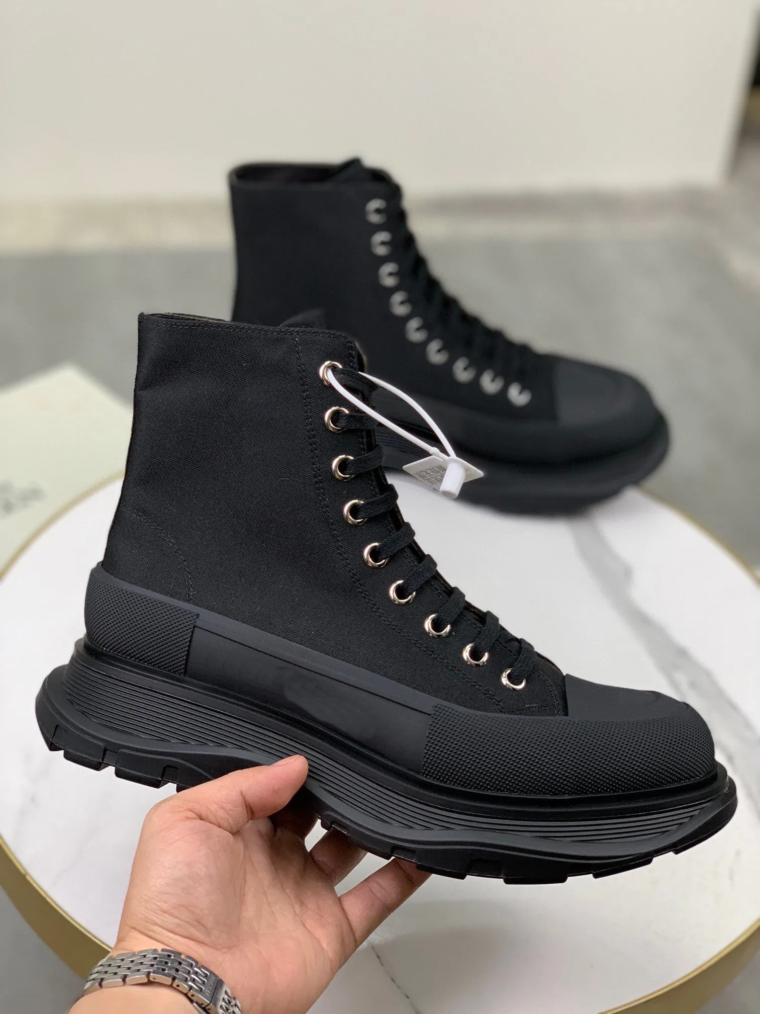 Flat sneaker boots best sale