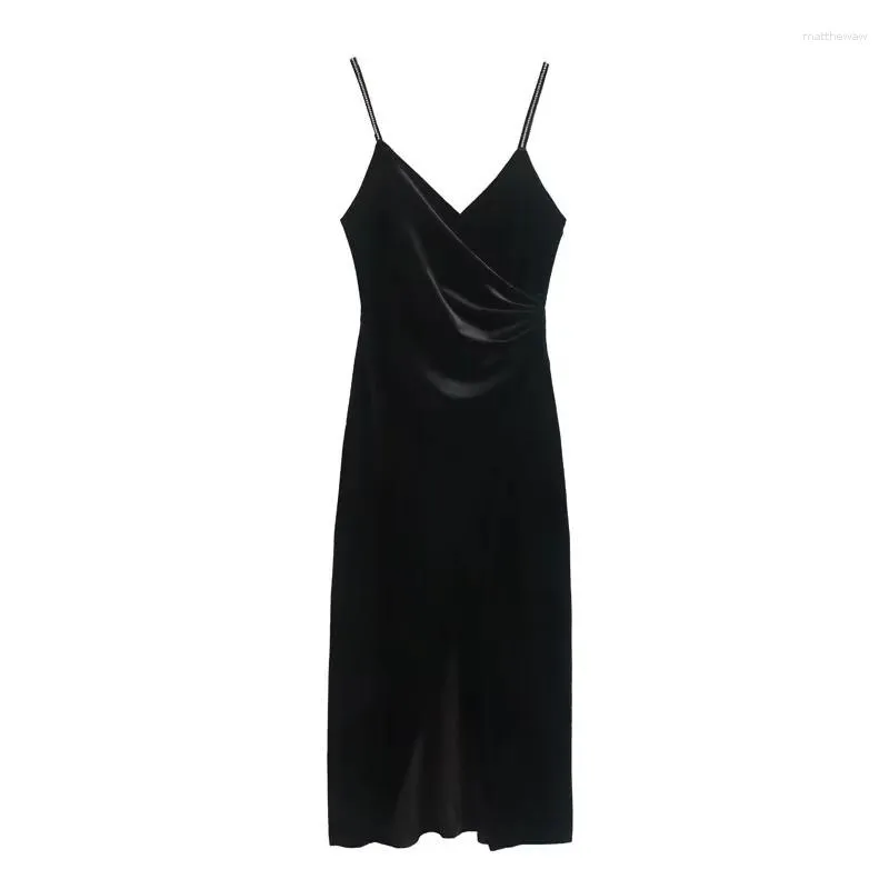 Casual Dresses Womens Fashion Sexy Inner Long Skirt With Diamonds