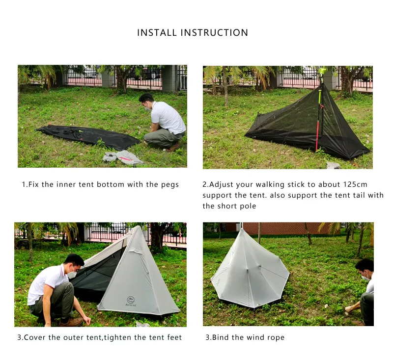 Aricxi Ultralight Takealot Camping Tents 3 Seasons, 1 Single