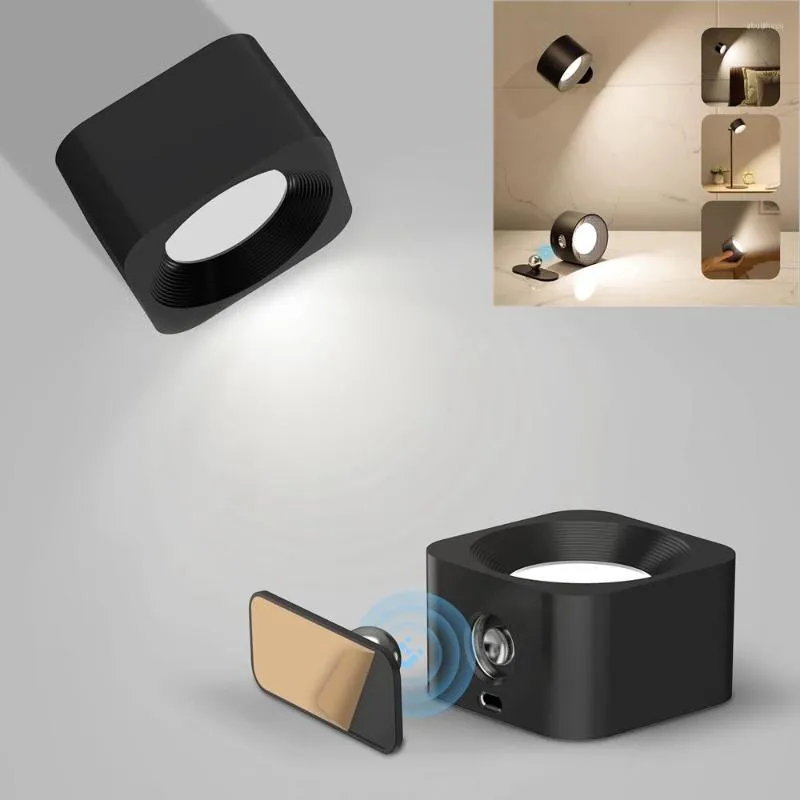 Wall Lamp Adjustable Nordic LED Light: 360° Rotate Magnetic Handheld Reading For Indoor Stairs And Room Decor