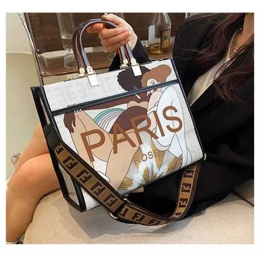 26 OFF Bag 2024 New Launch Designer Handbag Style fashionable Vintage print letters nylon cloth splash proof one shoulder