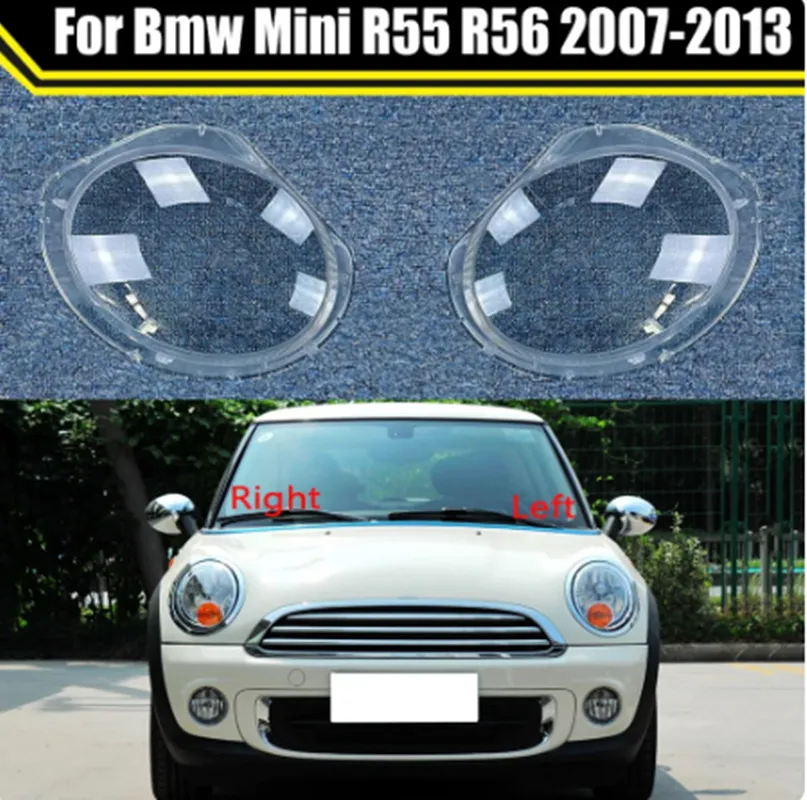 BMW Mini R55 R55 R56 2007-2013 Otomobil Far Kapağı Şeffaf abajur Kafa Lambası Işık Cam Kabuk