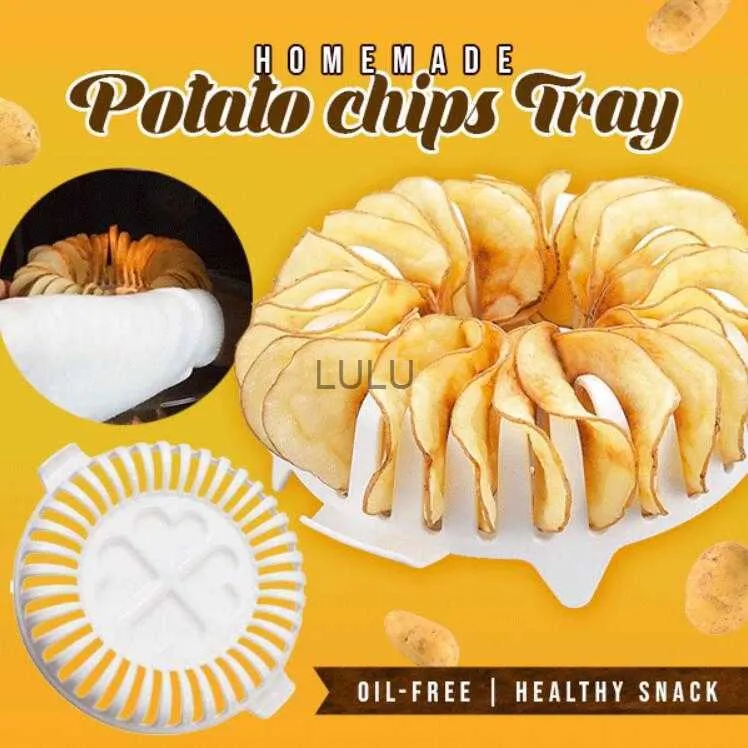 Baked Potato Chips Maker Cook Baking Dishes Healthy Low Calories Microwave Oven Fat Free Kitchen Baking Pastry Tools HKD230828