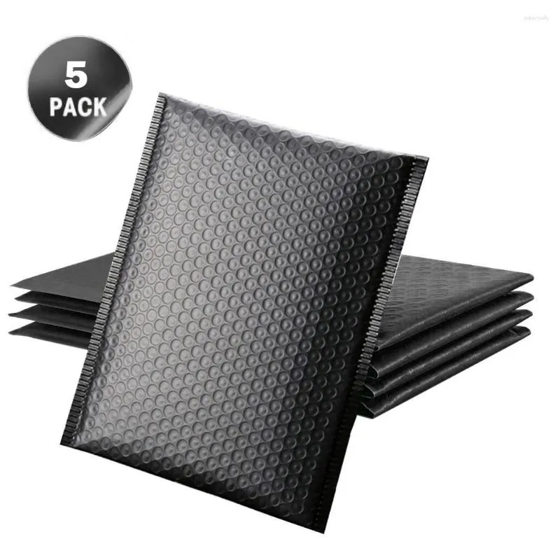 Storage Bags 5PCS/Lot Black Foam Envelope Self Seal Mailers Padded Envelopes With Bubble Mailing Bag Packages