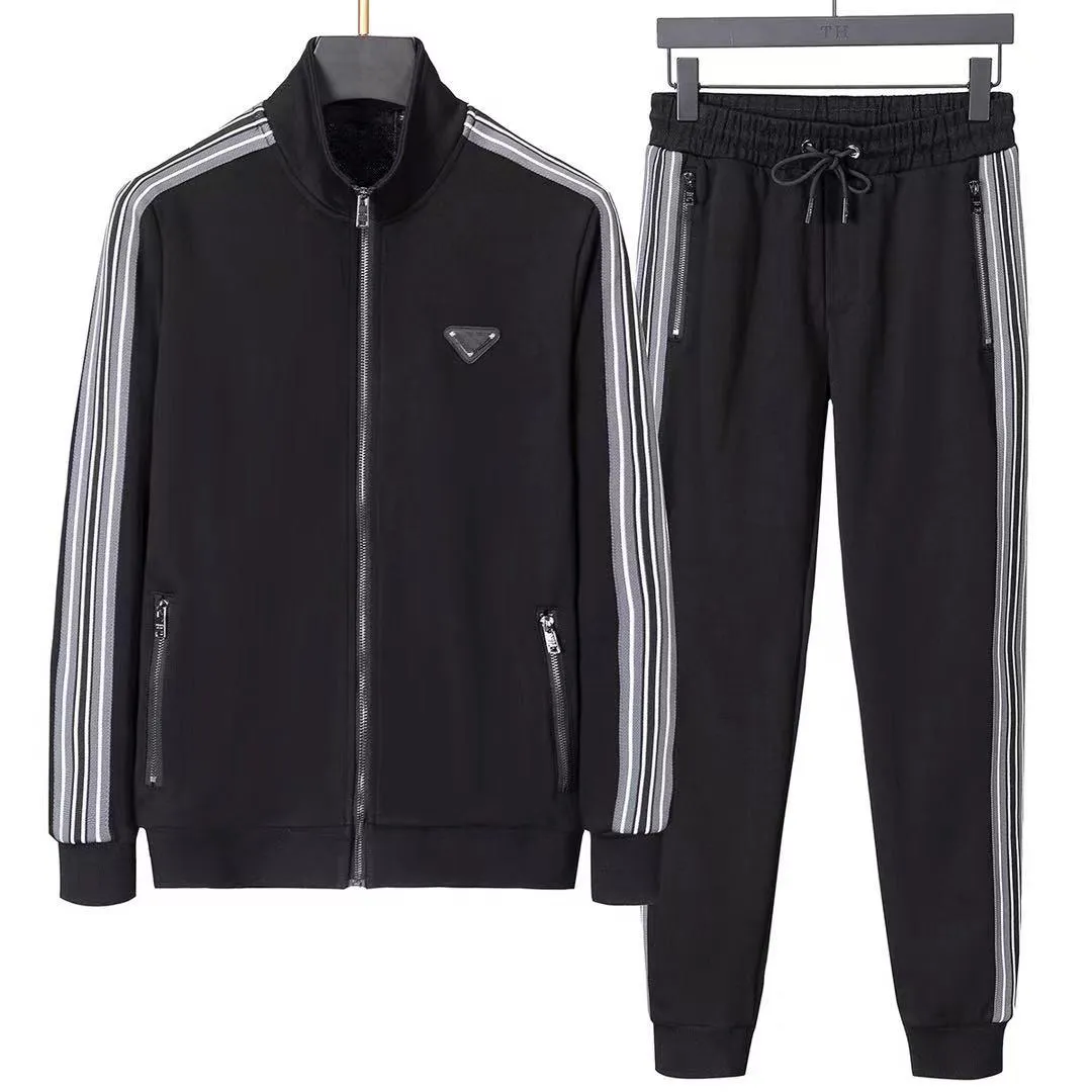 Veste de survêtement pour hommes deux pièces ensembles vestes à capuche pantalons avec designer Budge style classique printemps automne vêtements d'extérieur sport ensemble hauts costumes