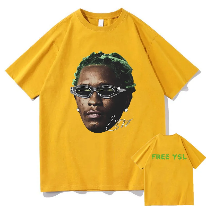 Rappeur jeune voyou vert Rare graphique t-shirt homme Hip Hop rétro manches courtes T-shirts hommes femmes 100% coton surdimensionné t-shirt 757