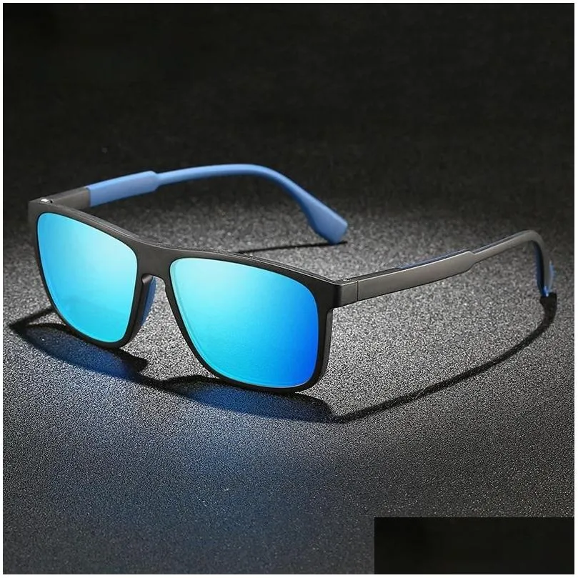 Sunglasses Polarized Blue Men Black Red Sun Glasses Trends 2021 Fashion Drop Delivery Accessories Dhlpg