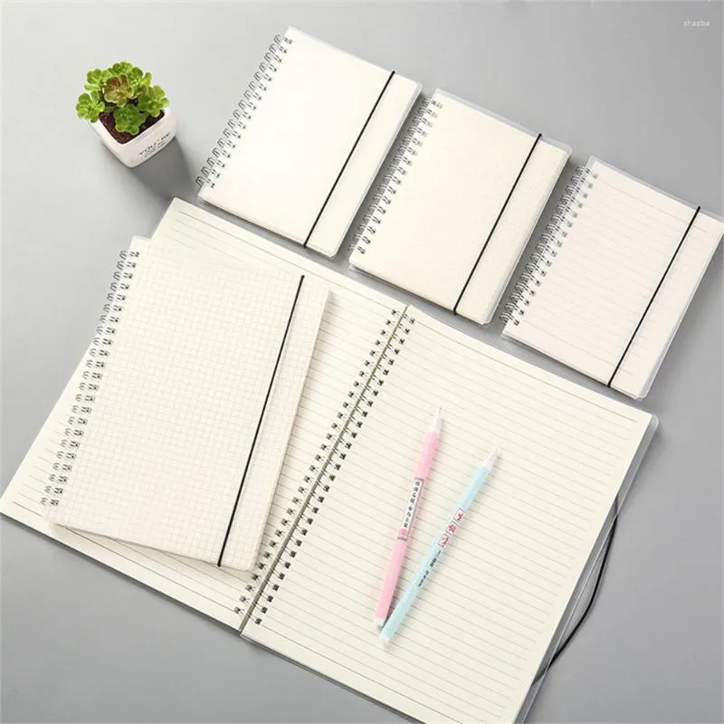 Creative Simple Scrub Notebook A6 спиральная книжная катушка для списка точечной пустой сетки Дневник для школьных канцелярских товаров