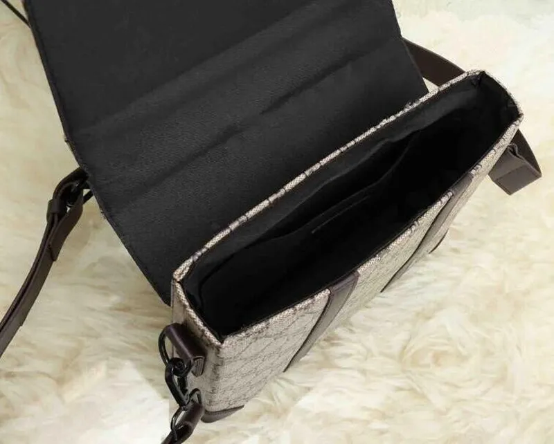 Designerka torba na posłańca skórzana teczka listoła Moda wytłaczona torba na jedno ramię najwyższej jakości torebka torba Temperament Square Crossbody Bag M45727