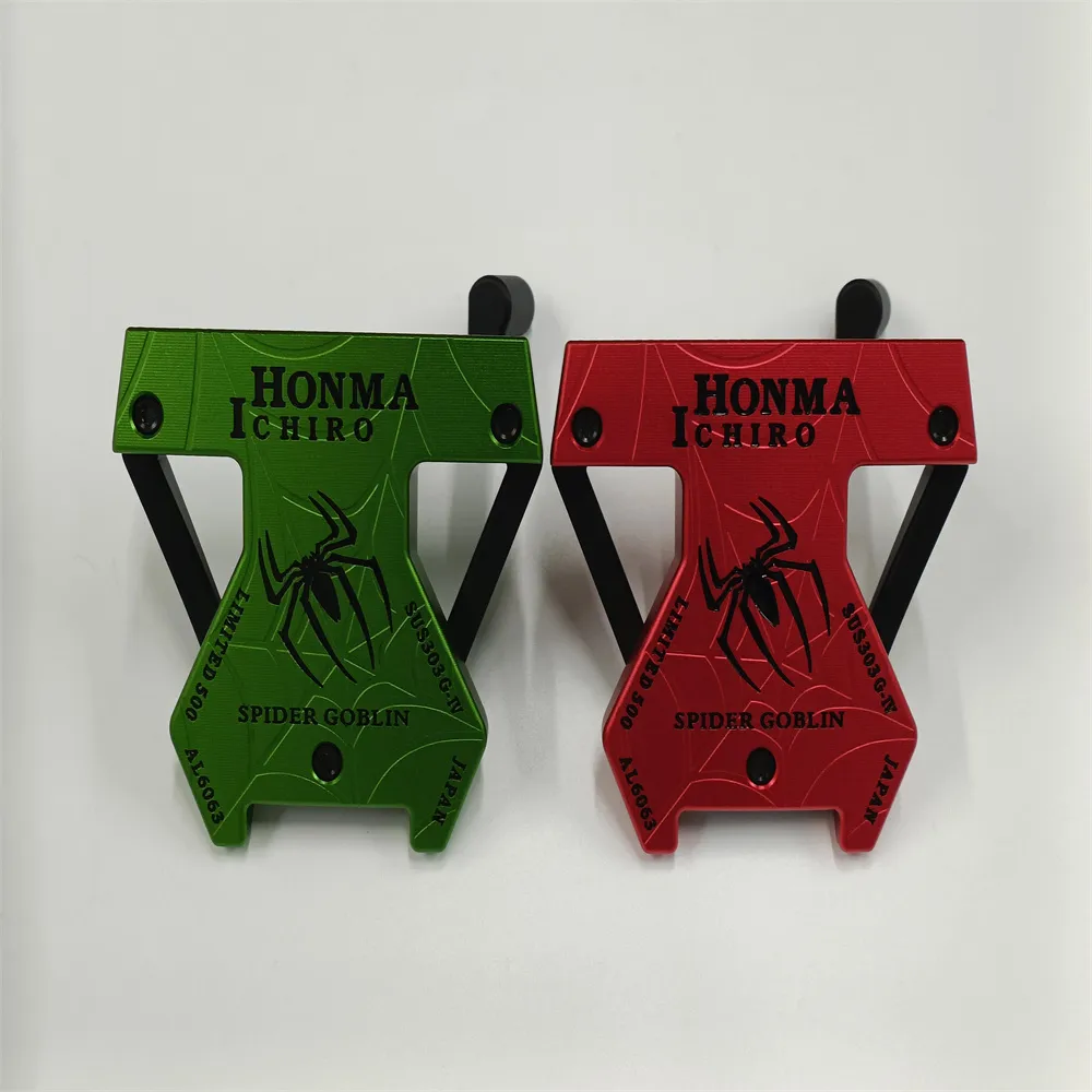 العلامة التجارية العلامة التجارية الأصلية Ichiro Honma G-IV Spider Gobider Gobters CNC CNC Fine Milled Black Steel Shaft