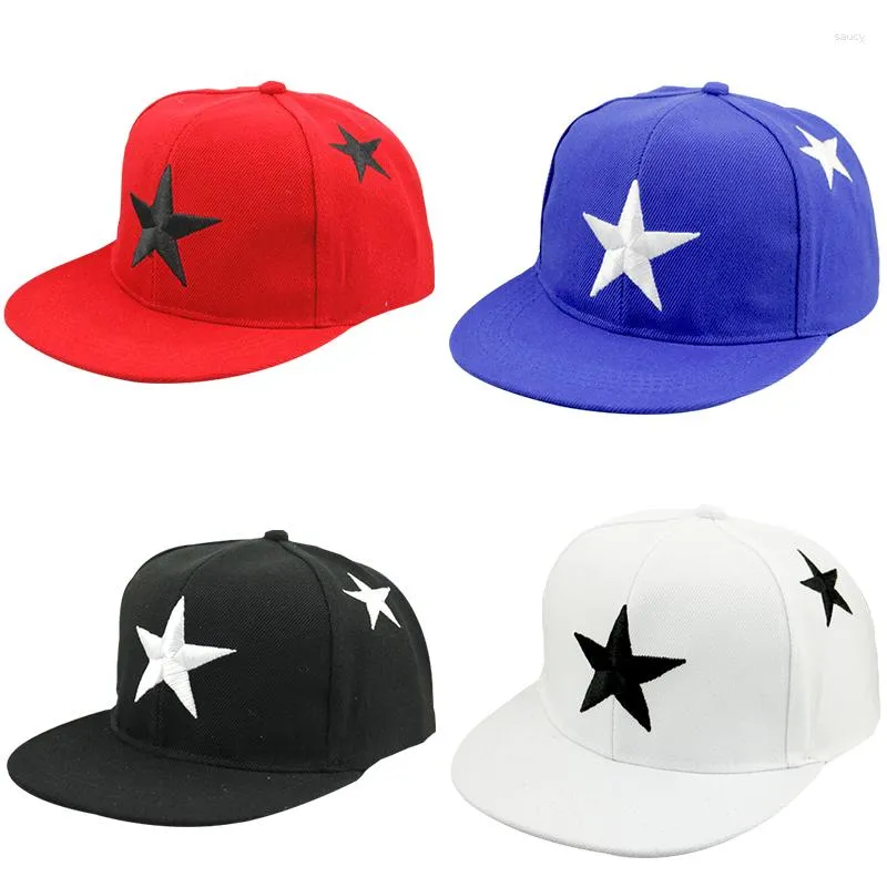 Boll Caps 2 3 4 5 6 7 år barn Cartoon Baseball Cotton Hip Hop Brodery Star Hats Baby Kid Hat Boy Girls Snapback