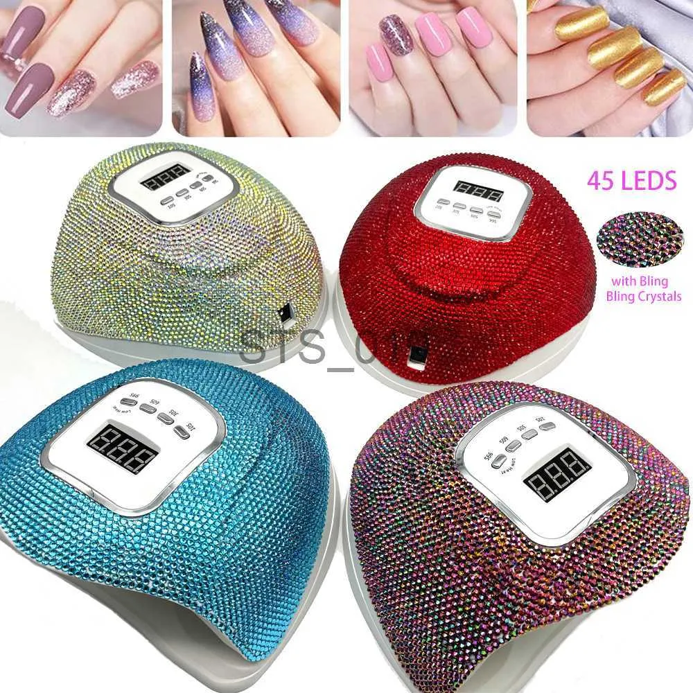 Сушилка для ногтей Bling Nail Lamp Led Professional Maquina de Unha em Gel Secador Sunx5 Dryer Dryer Cabine forntto Unghie Nail Art Accessories x0828