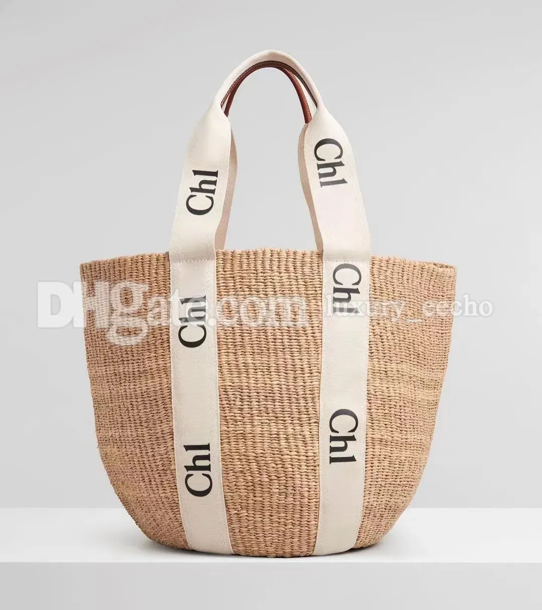 Women Classic Beach Raffia Basket Straw Shoulder Bag Men Designer Purses Wallet Woody Bucket Summer Travel Tote Luxury Crossbody G2308287BF