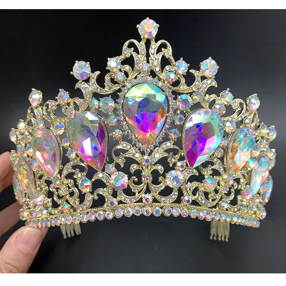Sparkling Crystal Wedding Tiara: High Quality Bridal Crown  display picture 1