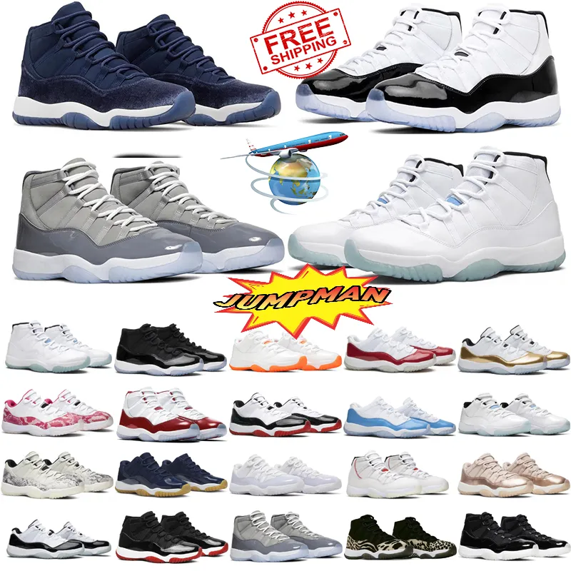 High Jumpman 11 11s Men Women Basketball Shoes Cherry Cool Gray Sneaker Bred 25th Anniversary 72-10 Concord Pantone Gamma Sports Trainers Blue Sneakers