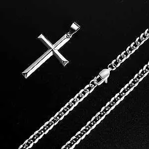 925 Sterling Silver Cross Pendant