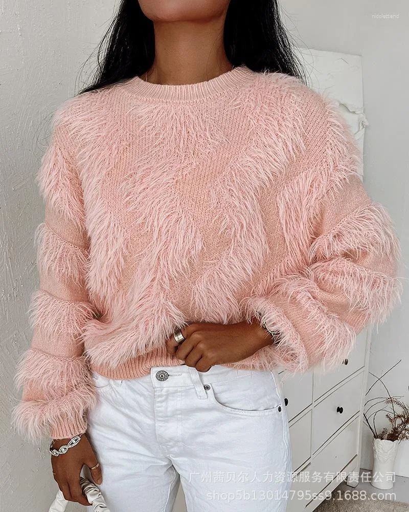 Womens fluffy cheap sweaters