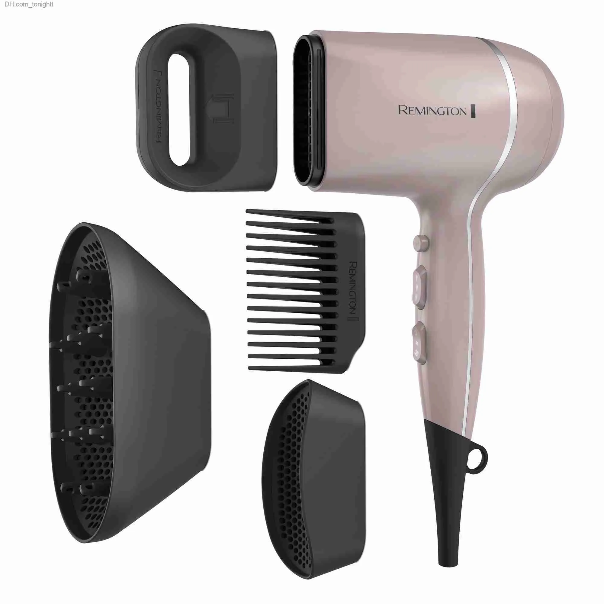 Sèche-cheveux ionique en céramique Pro Wet2Style violet avec 4 accessoires uniques Q230828