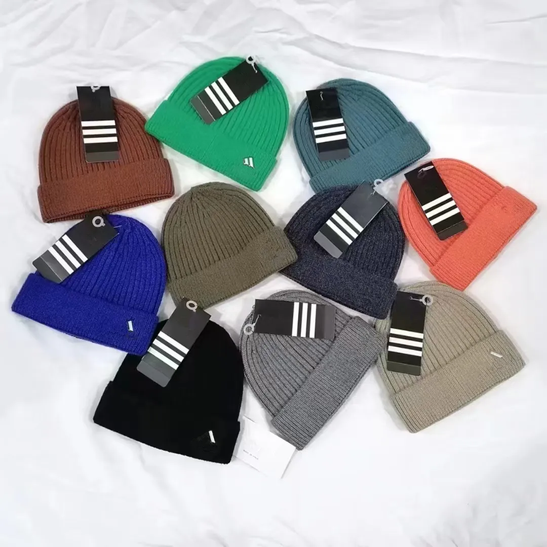 Bonnets de Sport tricotés pour hommes et femmes, bonnet ajusté unisexe avec lettres, mode d'extérieur, Hip Hop, chapeau de rue, 10 couleurs