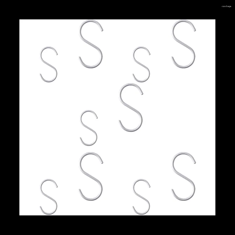 Stainless Steel Hooks S Type, Free Punching, Durable, 5 Big And Small
