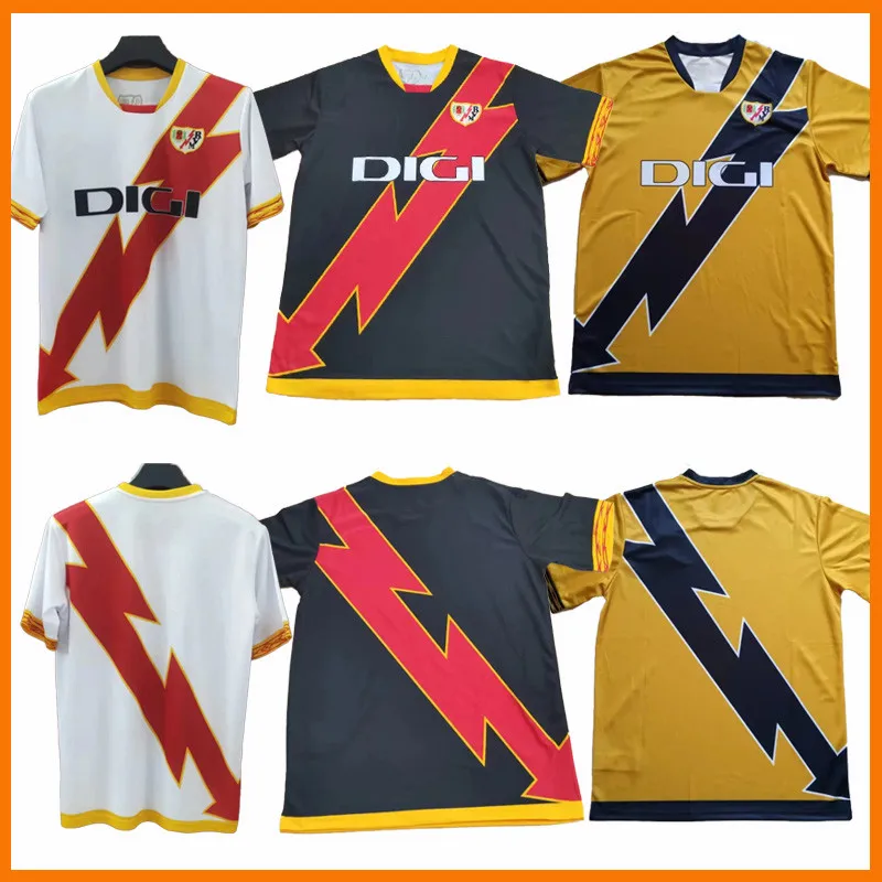 23 24 24 Rayo Vallecano Soccer Jerseys Falcao R.D.T Palazon Garcia Sanchez Martin Trejo Ciss Montiel Lejeune 2023 2024 Home Away Men Kits Kits Football Shirt