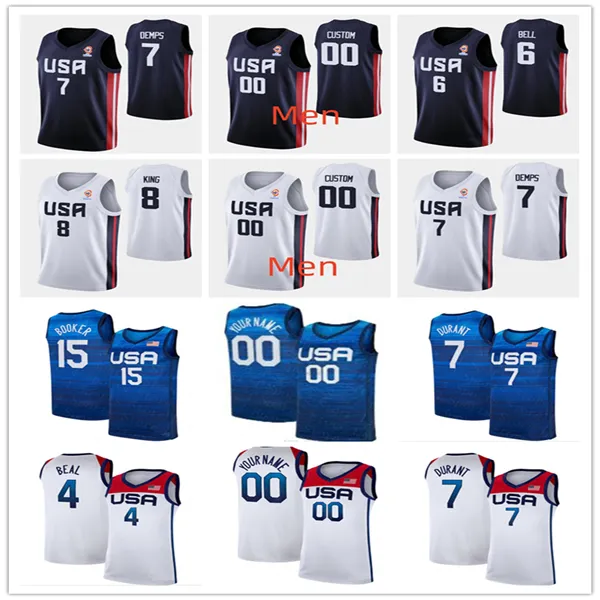 Maglie da basket stampate della Coppa del Mondo 2023 degli Stati Uniti 8 PAOLO BANCHERO 10 Anthony Edwards 13 Jaren Jackson Jr 15 Austin Reaves 11 Jalen Brunson 5 Mikal Bridges 7 Durant Holiday