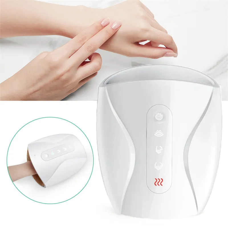 Sèche-ongles Masseur de main électrique Compression d'air Massage de paume sans fil Compress Relief Arthrite Douleur Soins des doigts Outil de thérapie 230828