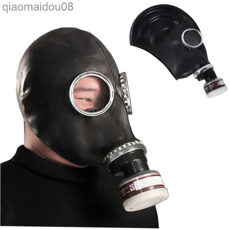 Protective Clothing 4001 Industrial Safety Full Face Gas Mask Chemical Breathing-Mask Paint Dust Respirator Workplace Safety With Connecting Pipe HKD230826