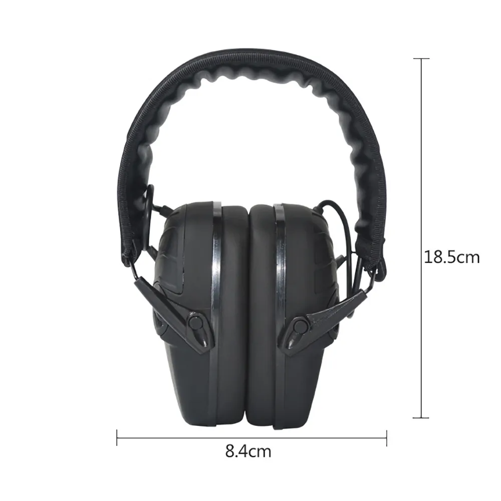 Tactical Airsoft Headset Anti-noise Sound Amplification Headphones Electronic Hearing Protection Ear Muffs for Hunting Shooting