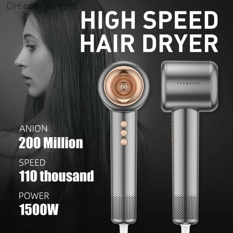 220V Leafless Personal Hair Dryer with Negative Ion Styling Tool Negative Ion Hair Dryer Leafless 220V Personal Hair Blower  main image 3
