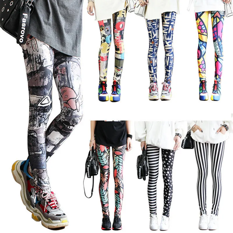 Damesleggings DOIAESKV Mode Sexy Casual en Kleurrijke Beenwarmer Geschikt voor de meeste maten Leggins Broek Broeken Dames 230828